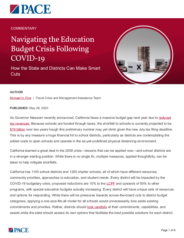 Navigating the Education Budget Crisis Following COVID-19 PDF