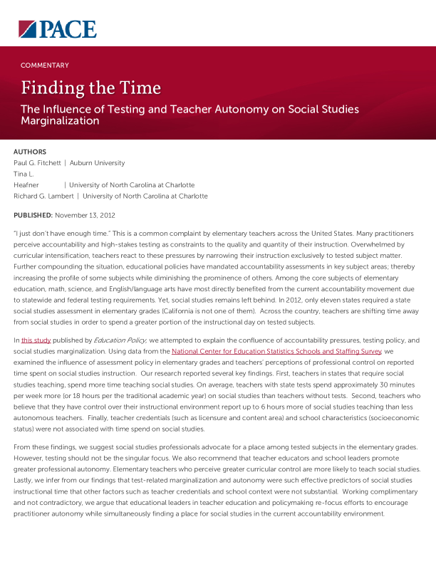 Finding the Time PDF