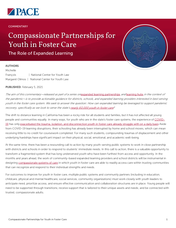 Compassionate Partnerships for Youth in Foster Care PDF