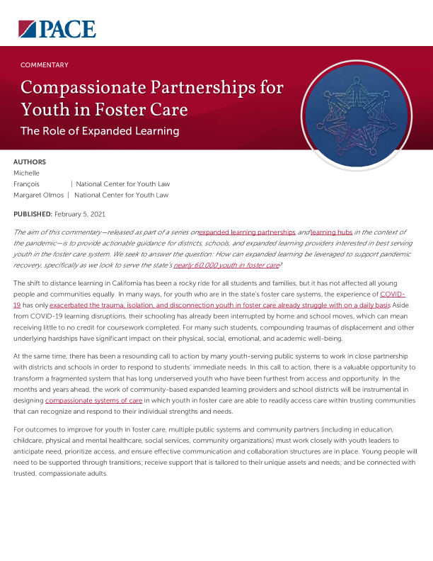 Compassionate Partnerships for Youth in Foster Care PDF