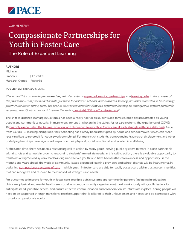 Compassionate Partnerships for Youth in Foster Care PDF
