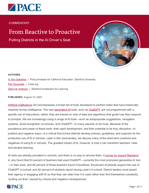 From Reactive to Proactive PDF