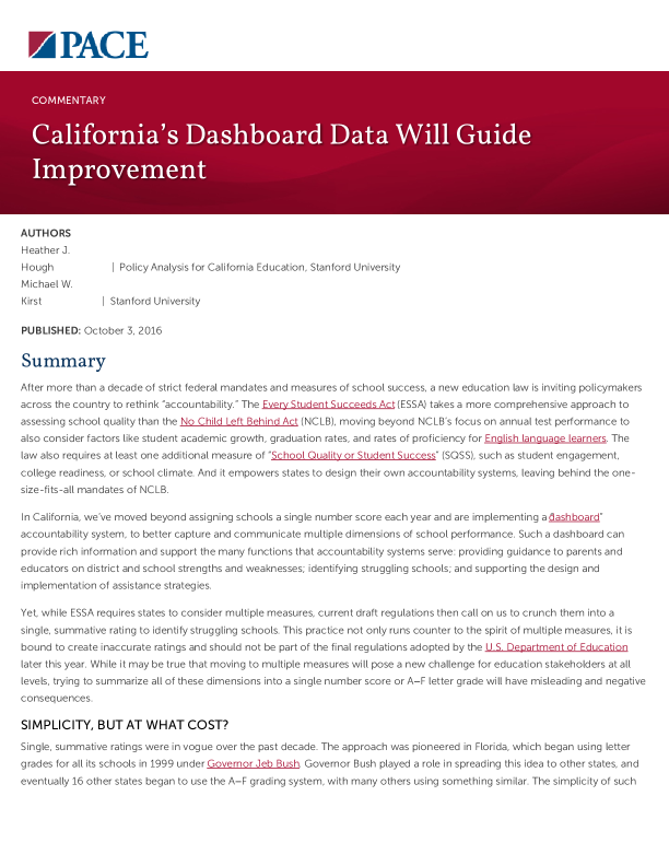 California’s Dashboard Data Will Guide Improvement PDF