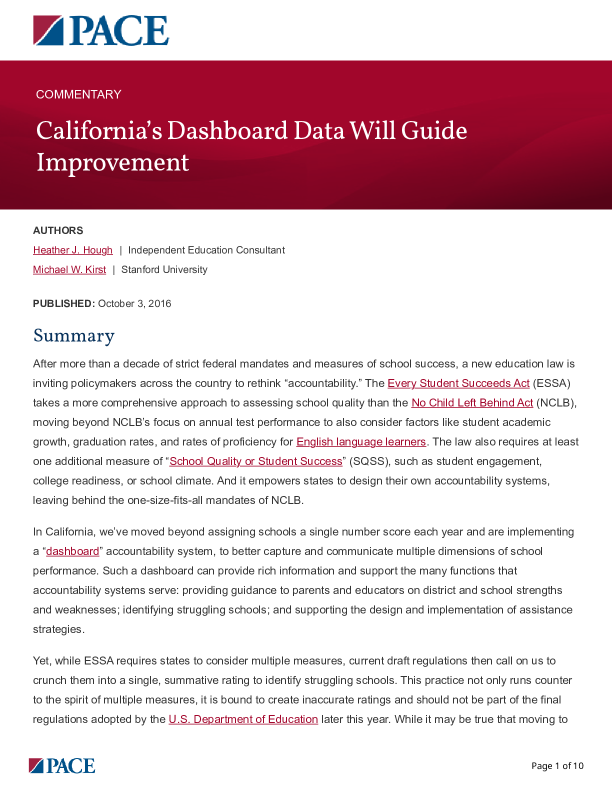 California’s Dashboard Data Will Guide Improvement PDF