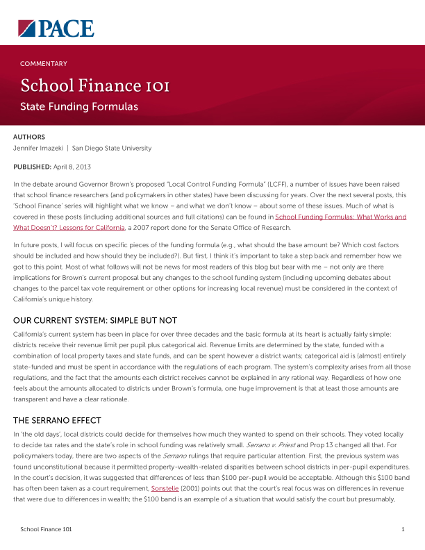 School Finance 101 PDF