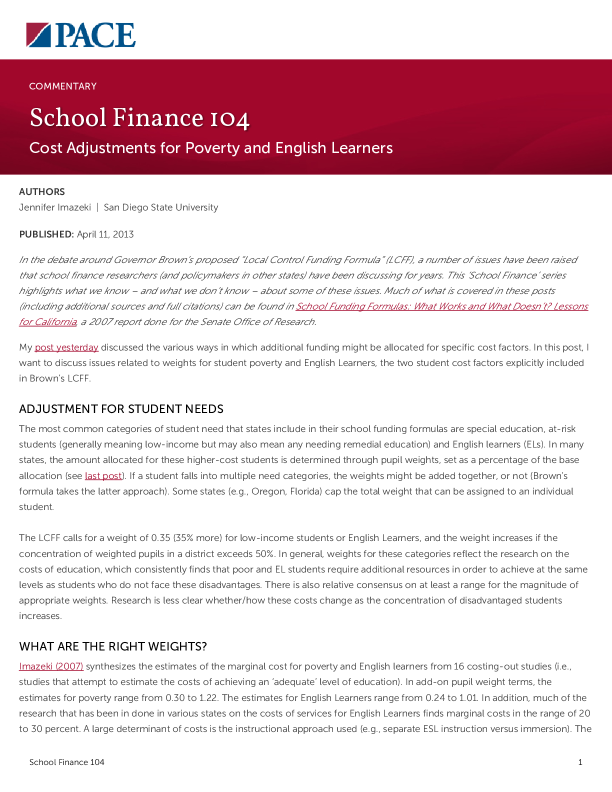 School Finance 104 PDF