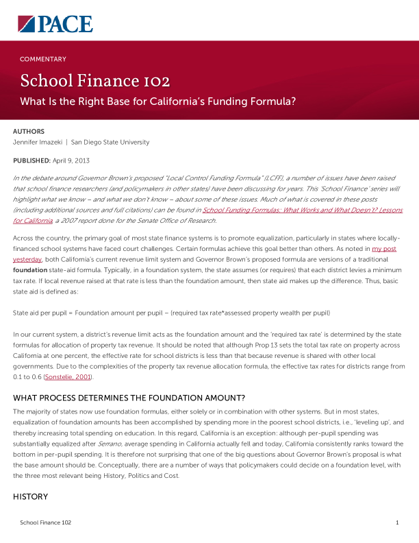 School Finance 102 PDF