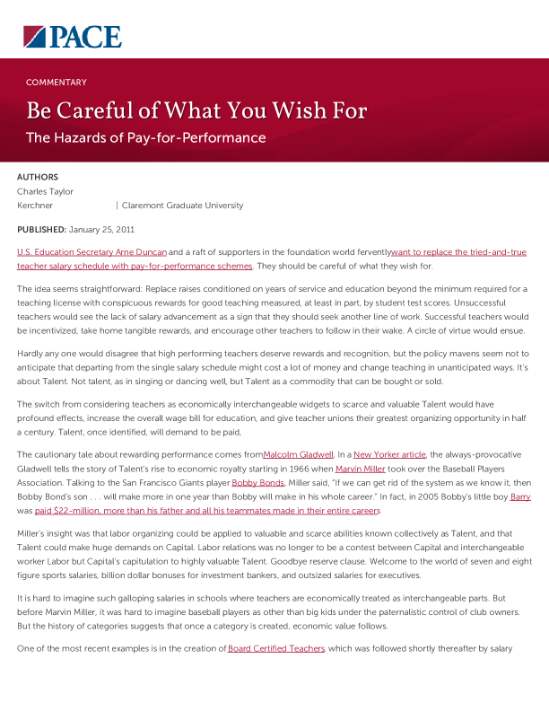 Be Careful of What You Wish For PDF