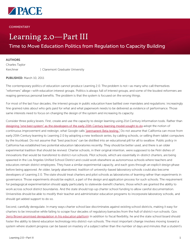 Learning 2.0—Part III PDF