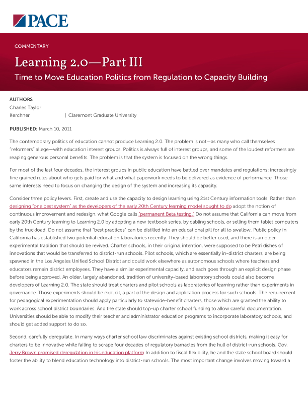 Learning 2.0—Part III PDF