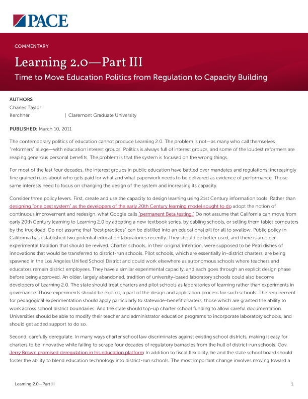 Learning 2.0—Part III PDF