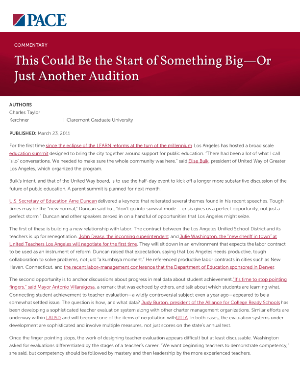 This Could Be the Start of Something Big—Or Just Another Audition PDF