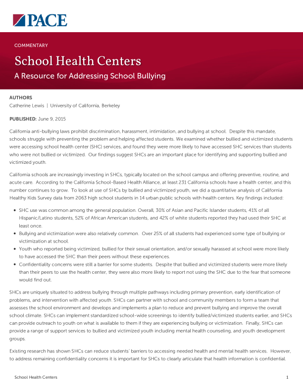 School Health Centers PDF