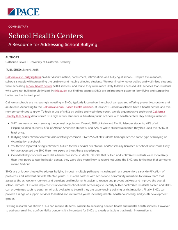 School Health Centers PDF