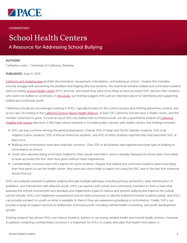 School Health Centers PDF