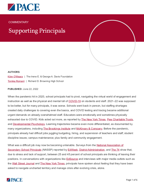 Supporting Principals PDF