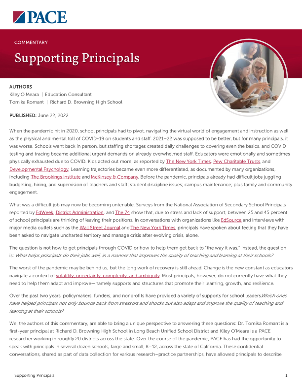 Supporting Principals PDF
