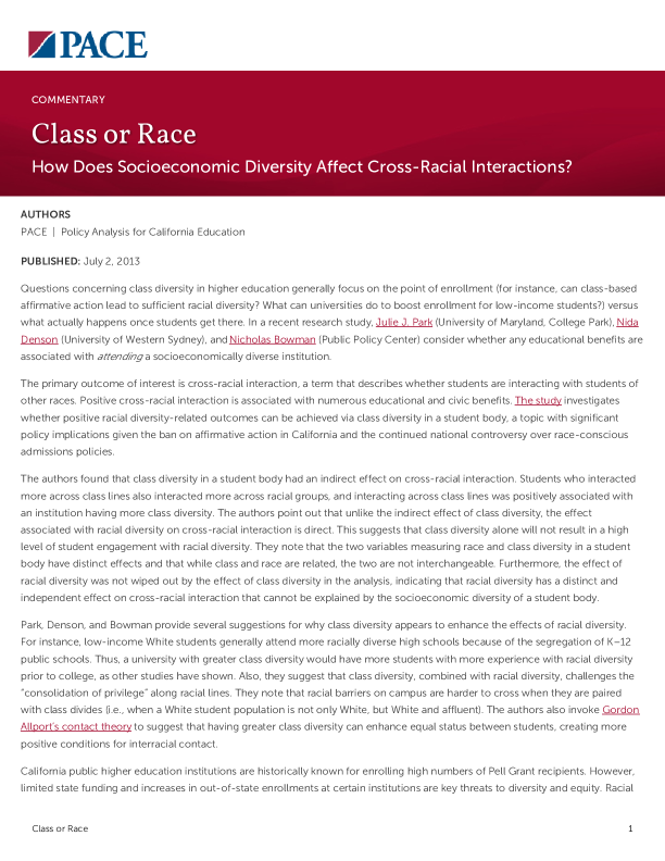 Class or Race PDF