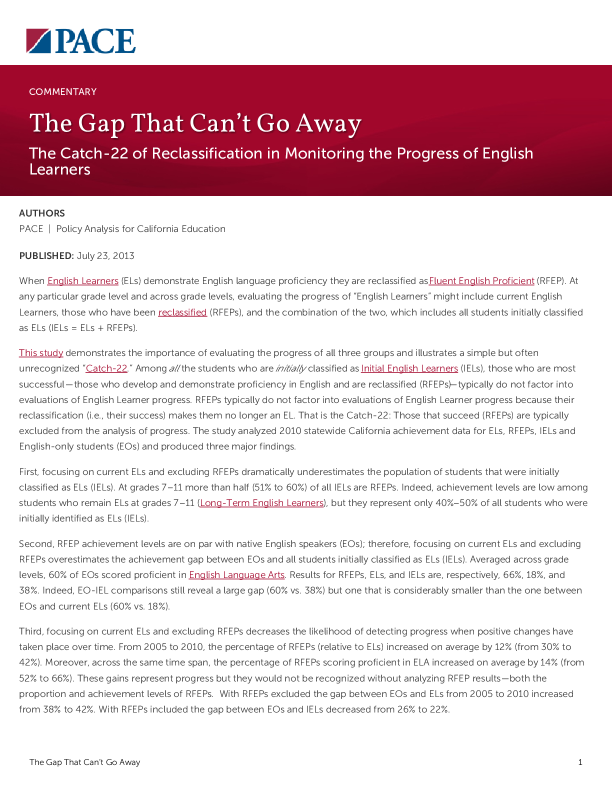 The Gap That Can’t Go Away PDF