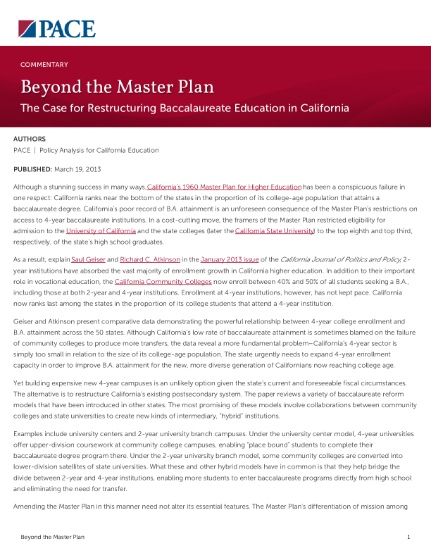 Beyond the Master Plan PDF