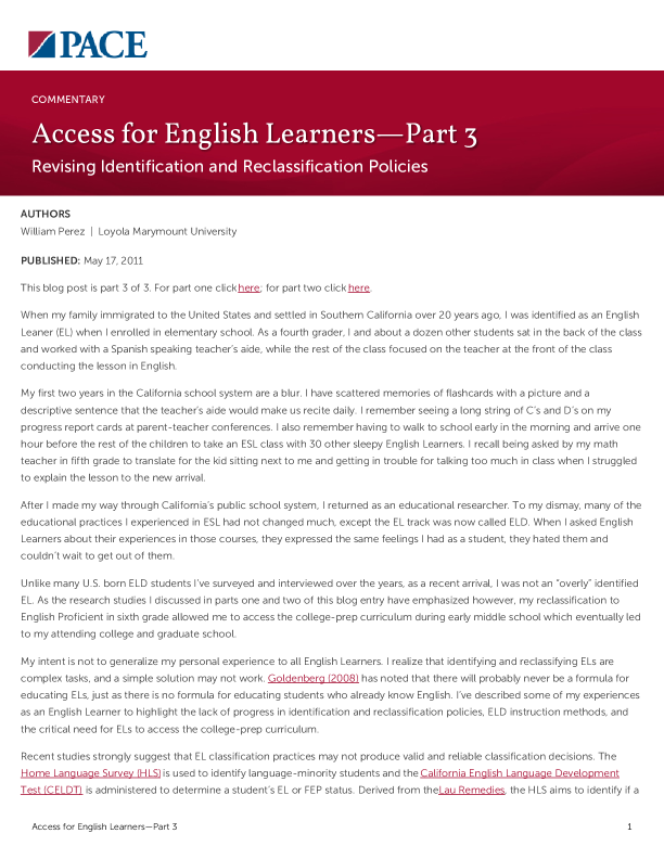 Access for English Learners—Part 3 PDF