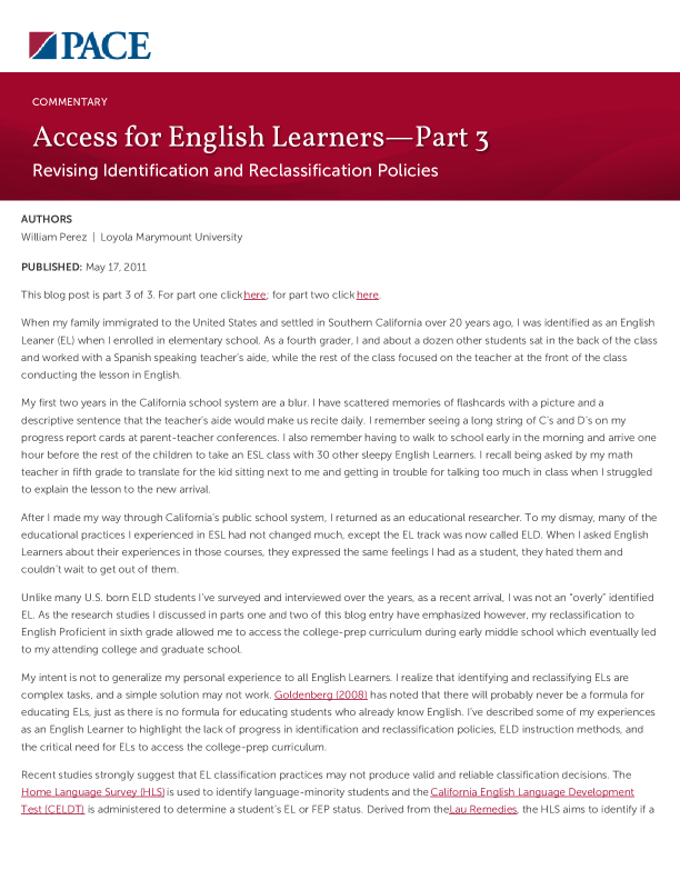 Access for English Learners—Part 3 PDF