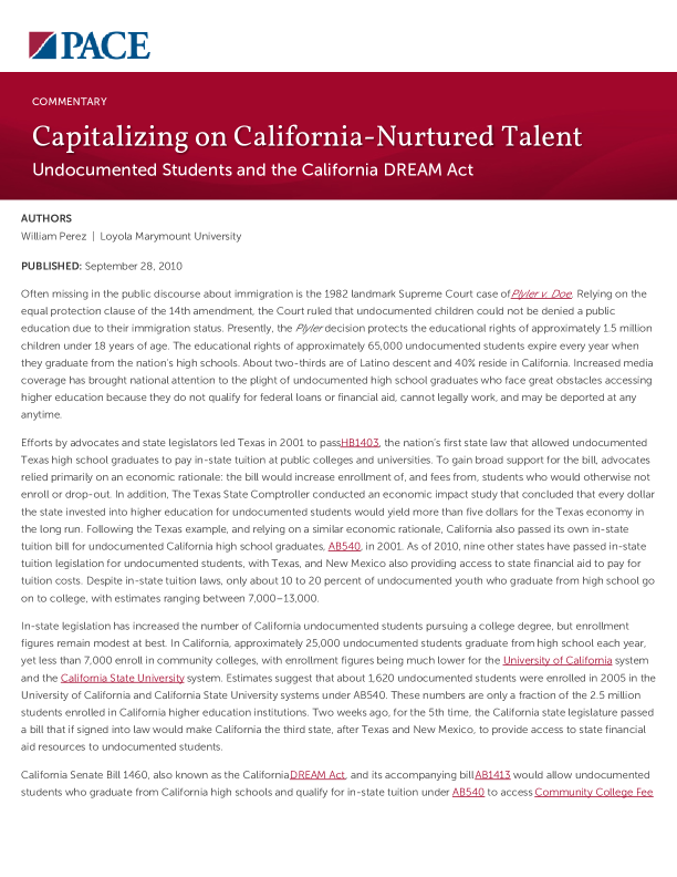 Capitalizing on California-Nurtured Talent PDF