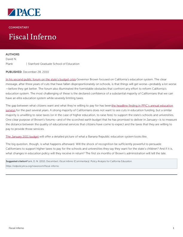 Fiscal Inferno PDF