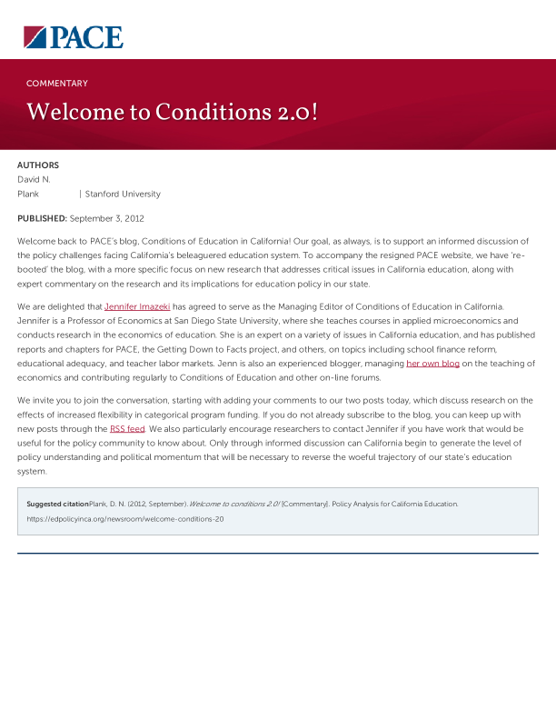 Welcome to Conditions 2.0! PDF