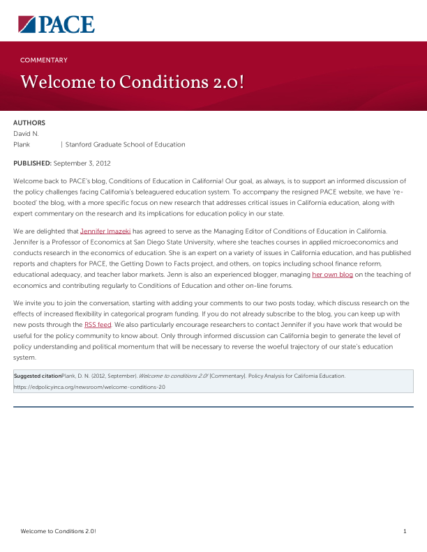 Welcome to Conditions 2.0! PDF