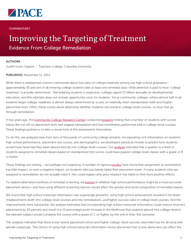 Improving the Targeting of Treatment PDF