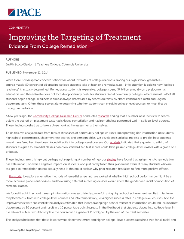 Improving the Targeting of Treatment PDF