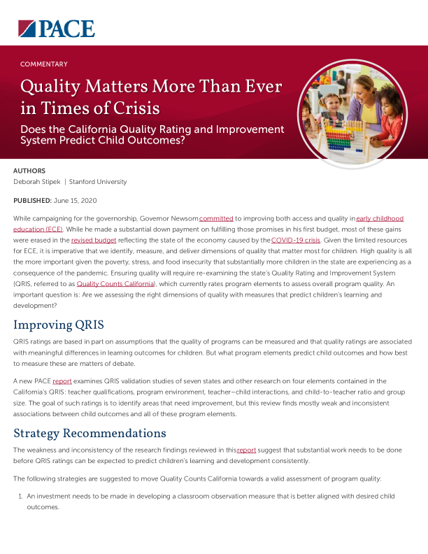 Quality Matters More Than Ever in Times of Crisis PDF