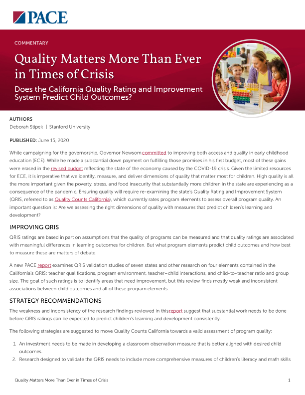 Quality Matters More Than Ever in Times of Crisis PDF