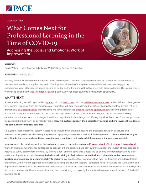 What Comes Next for Professional Learning in the Time of COVID-19 PDF