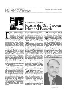 An Interview with Michael Kirst