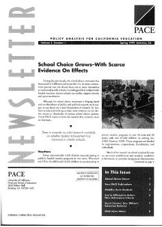 School Choice Grows—With Scarce Evidence on Effects