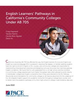 English Learners' Pathways in California's Community Colleges Under AB 705