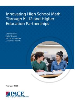 12th-Grade Math  Policy Analysis for California Education